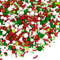 Manvscakes Christmas Sprinkles, 4 Ounce Cake, Cookie Sprinkles in Red, Green, White