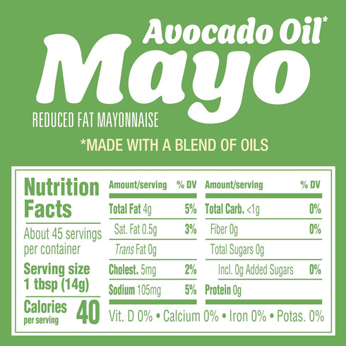 Kraft (22 oz Mayo Avocado Oil Mayonnaise Bottle)