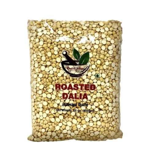DESI KITCHEN AUTHENTIC INDIAN PRODUCTS Desi Kitchen Roasted Dalia Split (Roasted Split Chickpeas Dalia) All Natural |