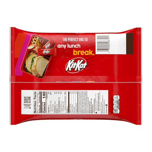 Kit Kat 10.78 Oz Milk Chocolate Wafer Snack Size, Candy Bag