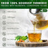 60 100% 100% FreshDrinkUS, Premium Soursop Turmeric Tea Bags, Natural, Blend of Soursop Leaves, and Turmeric Root. Made