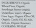 6 Rustic Bakery, Flatbread Rosemary Olive Oil Organic, Ounce