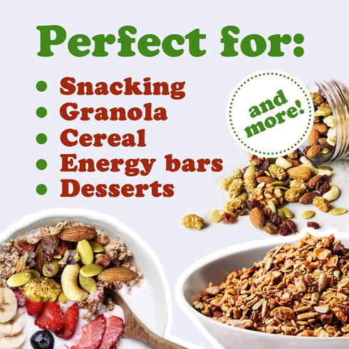 1 Mulberries, Food to Live - Organic Raw Munchies Snack Mix, Pound - Raw and Non-GMO Snack Mix Contains Cacao Nibs