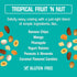 28 oz (Pack 1), Kars Nuts Tropical Fruit N Nut Trail Mix, Resealable Pouch of Gluten-Free Trail Mix Snack