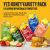 Pack, 5 11oz 100% Yes Honey Sparkling Tea & Soda Variety Flavors, Cans, Honey-Sweetened, Functional Teas