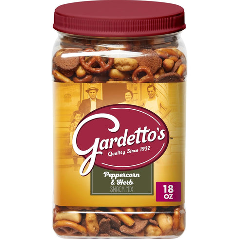 Gardetto's Peppercorn Herb Snack Mix Tub