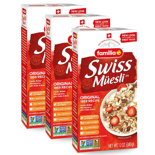 Familia Swiss Muesli Cereal, Original Recipe with Fruit and Nuts - Enjoy