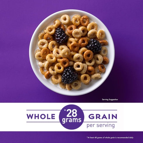 Box,18 OZ (Pack 4) Cheerios Multi Grain Cheerios Heart Healthy Cereal, Family Size Cereal