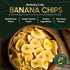 100% (2 Lb) Cravers Delight Dried Banana Chips (Sweetened) Dried Fruit Chips Made from Bananas Sweet & Crunchy Dry