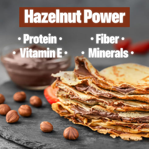 11.6oz, 35% Eastanbul Cocoa Hazelnut Spread, Chocolate Hazelnut Spread, No Palm Oil, Rich & Creamy Nuts, Gluten-Free