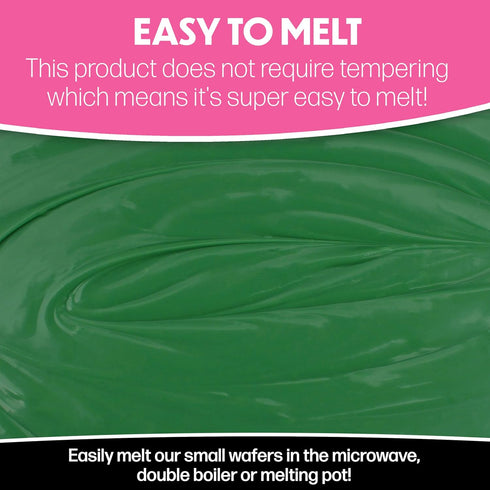 Wafers,5 Sweet Shoppe Forest Green Melting pounds