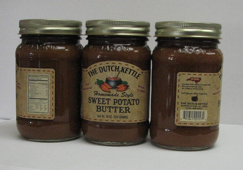 The Dutch Kettle 2- 18 0z Sweet Potato Butter jars