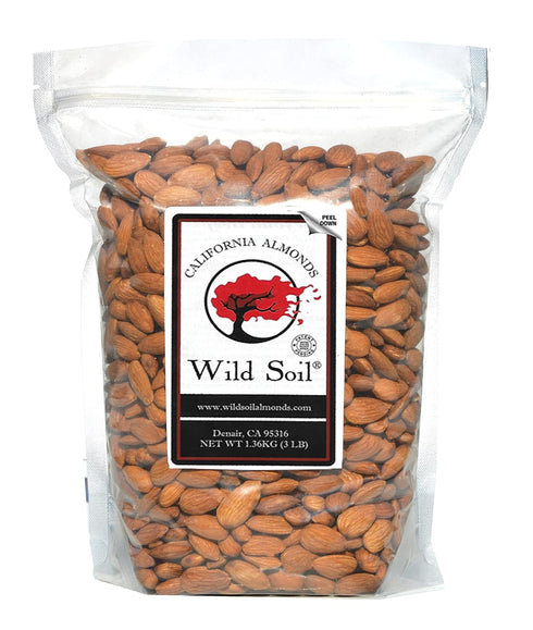 Wild Soil Terra Preta Almonds Higher Protein and Higher Vitamin E Than