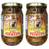 Cajun Chef Spicy Green Tomato Pickles 16oz (Pack of 2) - Tangy and Delicious