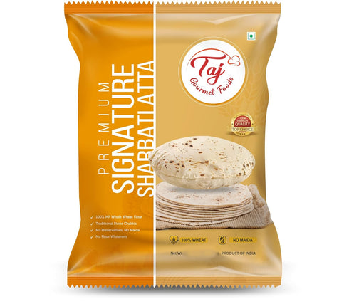 TAJ Gourmet Foods TAJ Signature Sharbati Atta, 4lbs (Chakki Atta - Stone Ground) 100% Whole