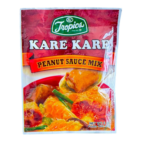 2oz (Pack 4) AquaNation Listing For Tropics Kare Kare Peanut Sauce Mix Authentic Filipino Stew Base for Oxtail, Pork