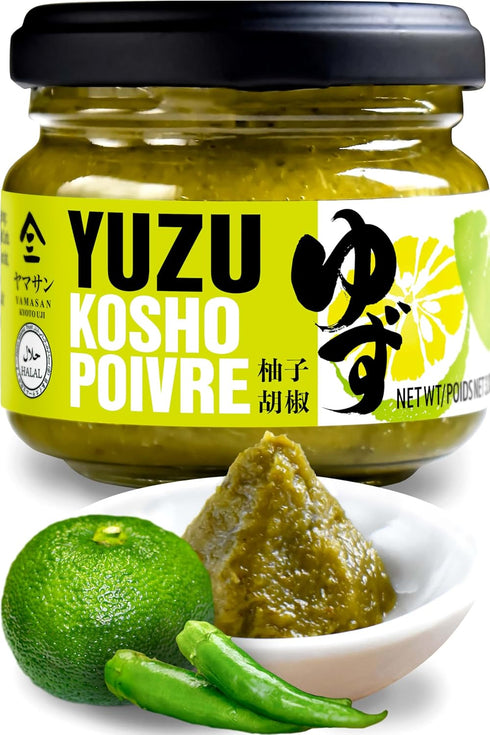 chaganju Yuzu Kosho Pepper Paste, Japanese Seasoning, Spices and Seasonings, 3.17Oz (90g)