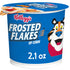 Frosted Flakes Cold Breakfast Cereal Cup, 8 Vitamins and Minerals, Kids Snacks,
