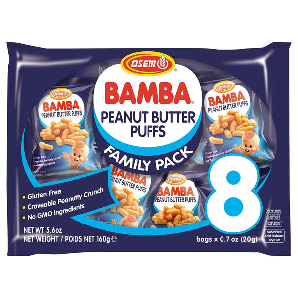 Osem Bamba Peanut Butter Puffs - Peanut Butter Puffs Bulk, Vegan PB