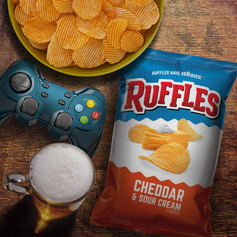 Pack, 40 Count Ruffles Potato Chips Variety