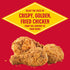 2.62 lbs Louisiana Seasoned Chicken Fry Batter Half Gallon - - Crispy Southern Coating Mix for Fried Chicken