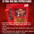 3.5oz EZ THAI - Chili Pepper Flakes - Thai Red Chilli Crushed Powder Seasoning Spice for Chinese, Mexican, & Asian