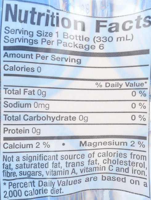 evian 6 11.2 oz , Water, ct, each