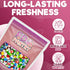 16 oz, Fruit Crunch Tropical Freeze-Dried Candy, Tropical Fruit Flavors, Large Pouch, Ideal Gift Snack Treat