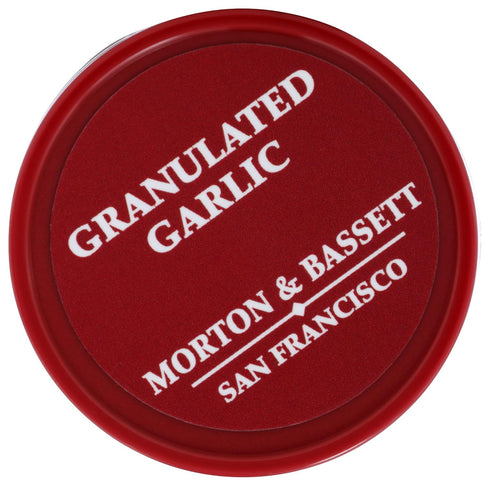 Bassett 2.6oz Morton & Granulated Garlic with Parsley, Salt-Free, Non-GMO, Herb Blend, Aromatic & Flavorful Seasoning