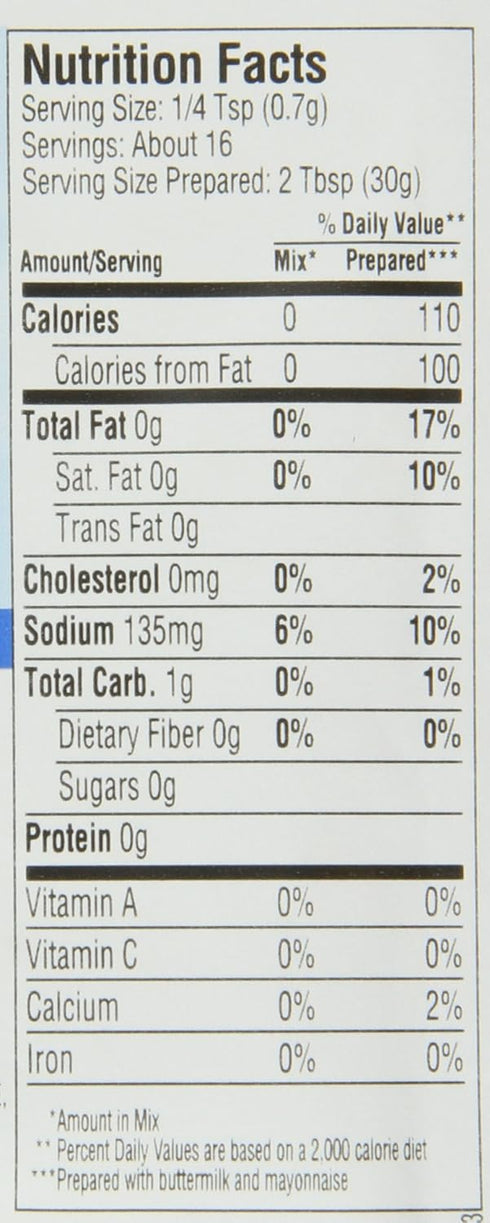 Hidden Valley Buttermilk Ranch Salad Dressing & Seasoning Mix, Gluten Free, 1 Packet