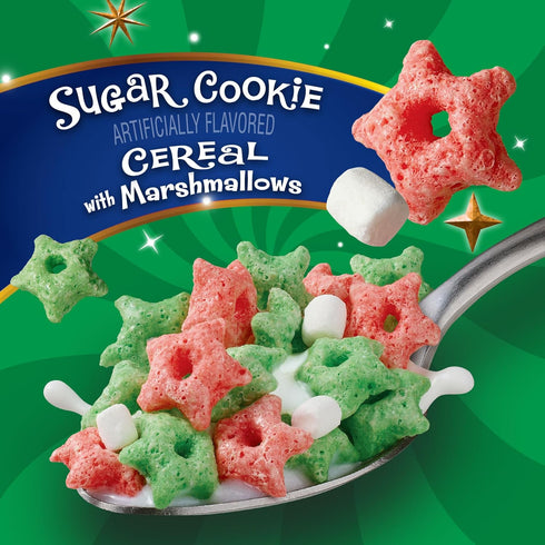 11.3oz Kellogg's The Elf on the Shelf Cereal, Limited Edition, Sugar Cookie with Marshmallows, Box
