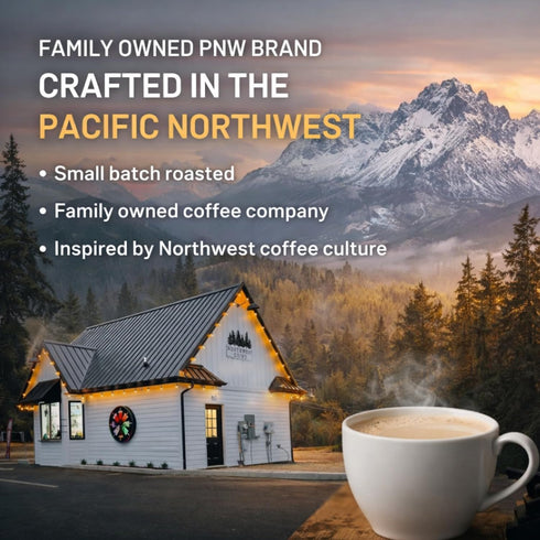 24 Count Northwest Grind White Coffee K-Cup Pods High Caffeine White Coffee, Smooth Low Acid Light Roast Coffee Pods