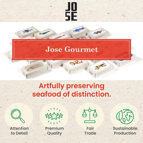 3, 125g Pack 3 Canned Sardines with Lemon and Olive Oil by Jose Gourmet, Wild Caught Portuguese Sardines, Canned Fish