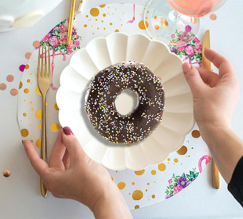10.5oz (1pk) Katz Gluten Free Chocolate Frosted Sprinkle Donuts. No Artificial Color Free of Soy, Sesame, Dairy