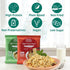 22g 8-Pack VOLO VERO High Protein Ramen Noodles, Plant-Based Protein Noodle Variety - Chicken & Spicy Beef Flavor
