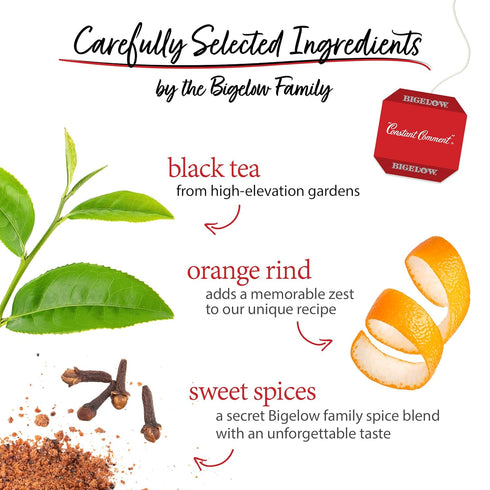 Comment 20 Count (Pack 6) Bigelow Constant Caffeinated Black Tea Bags
