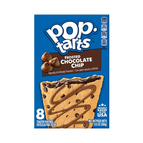 6.772lb (32 Count) Pop-Tarts, Breakfast Toaster Pastries, Frosted Chocolate Chip, Case