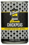 8 Track Foods Organic Blonde Chickpeas, 15 OZ