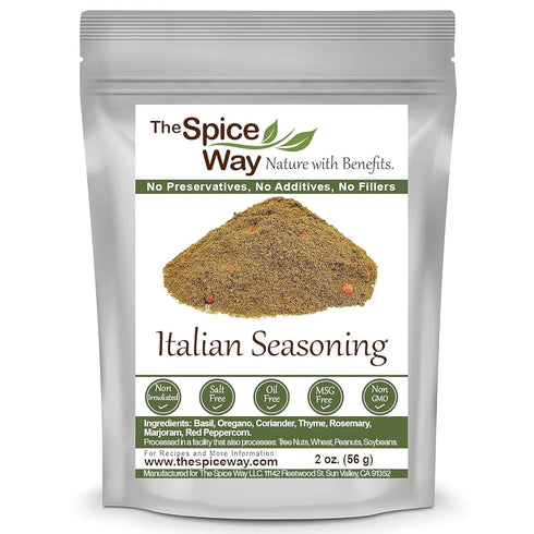 The Spice Way Italian Seasoning, Gourmet Spice Blend with Italian Herbs, 2 oz, Perfect for Pasta, Pizza, and More