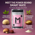 10-in-1 150g SMART MATE Adaptogenic Yerba Mate Coffee Alternative Nootropic Drink Mix with Ashwagandha, Collagen