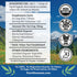 Pure Mountain Botanicals Organic Liquid Stevia Sweetener – Alcohol Free, Kosher Sugar Substitute Stevia Drops - 1oz