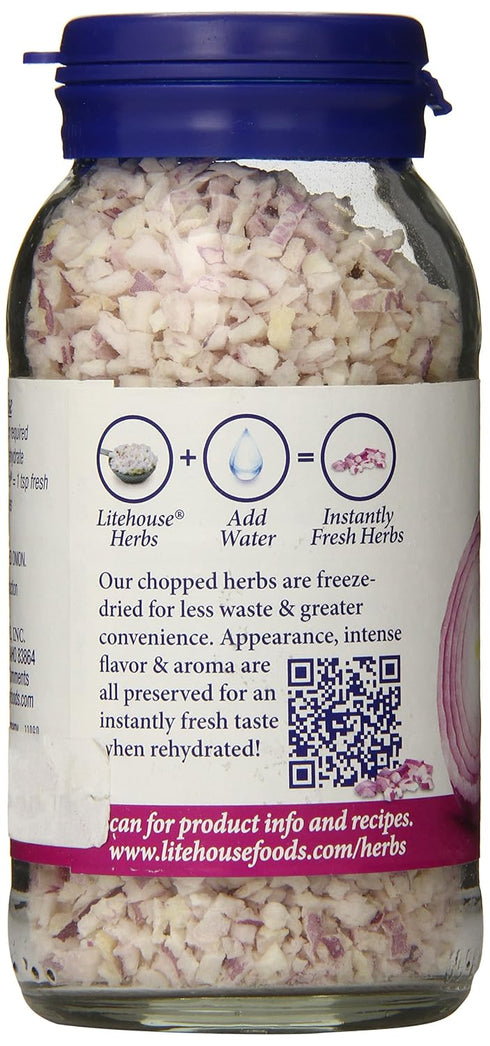 0.60 (Pack 2) Litehouse Freeze Dried Red Onion, Ounce