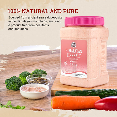 52USA 80oz (5 100% Himalayan Pink Salt Fine, Fine Ground Table and Cooking Salt, Pound), Real, Pure, Unrefined