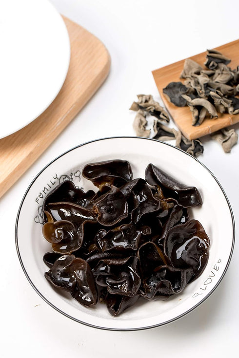 2 oz, 56.7 VIGOROUS MOUNTAINS Dried Woodear Mushrooms for Cooking, Chewy Texture Dry Black Fungus for Soup Stir-fries