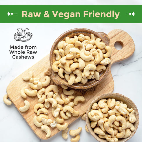1(LB) Sincerely Nuts - Raw Cashews Whole and Unsalted | Healthy Snack, Source of Protein | Keto and Paleo Friendly