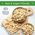 1(LB) Sincerely Nuts - Raw Cashews Whole and Unsalted | Healthy Snack, Source of Protein | Keto and Paleo Friendly