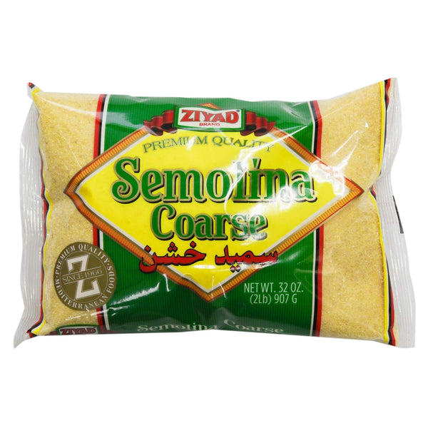 Ziyad Coarse Semolina Wheat, Smeed, Semolina Flour, Perfect for Stews, Soups, Gravy,