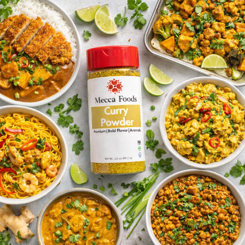 3.5 oz Curry Powder, Authentic Blend of Spices, Warm & Aromatic Flavor, All-Purpose Seasoning for Indian & Caribbean