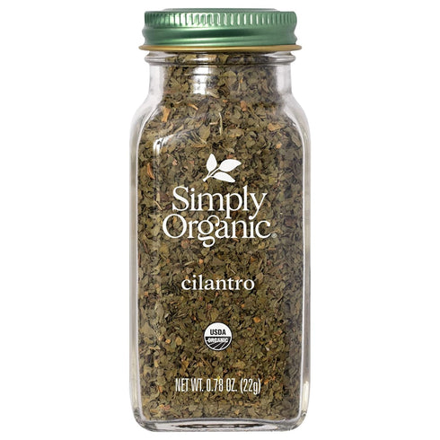 Simply Organic Cilantro, Certified Organic, 0.78-Ounce Container