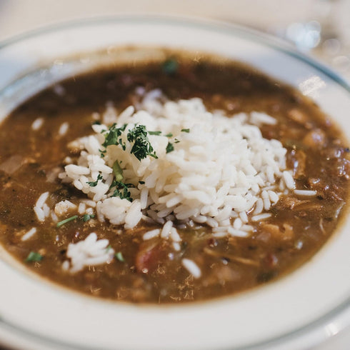 Louisiana Crawfish Co Chicken & Sausage Gumbo, 5 lbs. Frozen, Precooked Spicy Cajun Family Meal